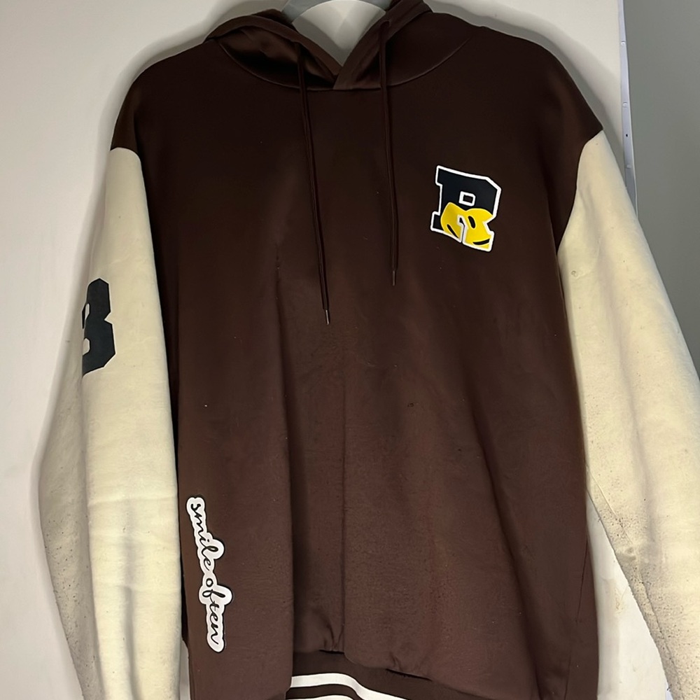 Brown graphic sweatshirt/medium/unisex